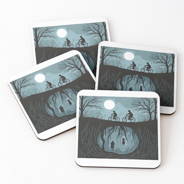 Item preview, Night Forest Silhouette Illustration – Dark Aesthetic Nature Art designed and sold by VeLuna64.