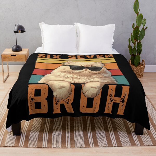 Item preview, Six Seven Bruh 67 MemPersian Cats T-Shirt – Funny Cool Sunglasses designed and sold by LashondaGreen89.