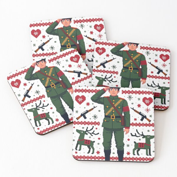 Item preview, Army Ugly Christmas Sweater - Soldier Salute designed and sold by Callsign 84.