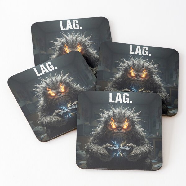 Item preview, Lag Rage - Gamer Monster designed and sold by ryanguas.