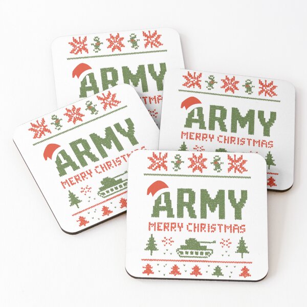 Item preview, Army Ugly Christmas Sweater – Merry Christmas designed and sold by Callsign 84.