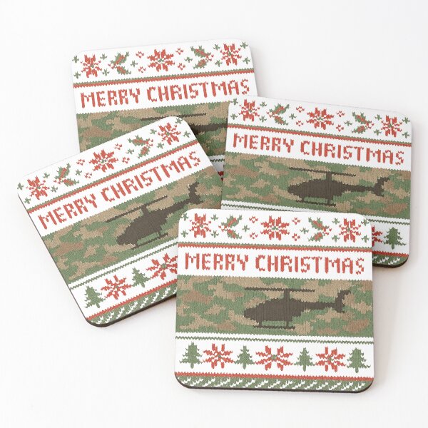 Item preview, Army Ugly Christmas Sweater Helicopter designed and sold by Callsign 84.