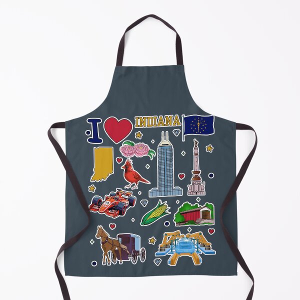 Item preview, Indiana State Pride, Ultimate Landmarks & Icons Sticker Pack designed and sold by mashmosh.