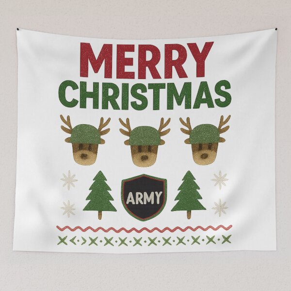 Item preview, Army Ugly Christmas Sweater Shield designed and sold by Callsign 84.