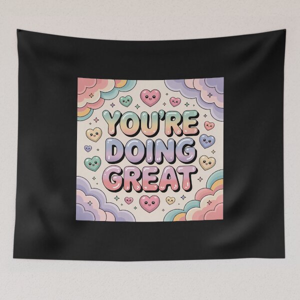 Item preview, You’re Doing Great | Kawaii Motivation Design  designed and sold by Shiwwa.