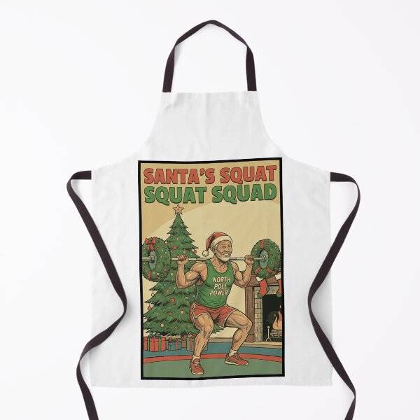 Item preview, Santa's Squat Squad - Asian Muscle Daddy Leg Day Christmas  designed and sold by muscledaddies.