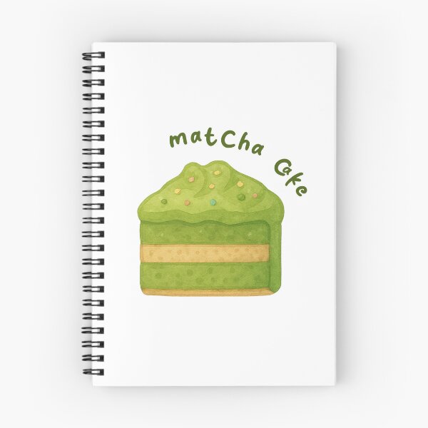 Item preview, cute matcha cake  designed and sold by Tamane Studio.