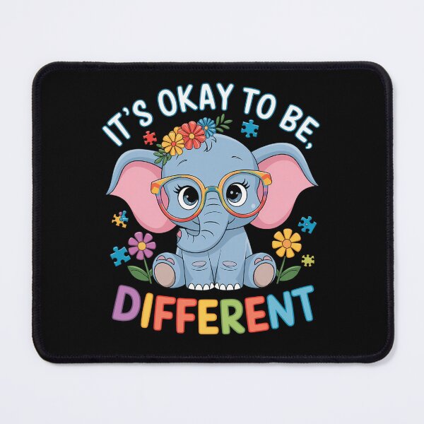 Item preview, It's Okay To Be Different Autism Awareness Cute designed and sold by Morphologiona.