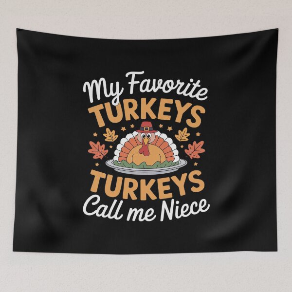 Item preview, thanksgiving turkey autumn fall niece designed and sold by Libbysharts.