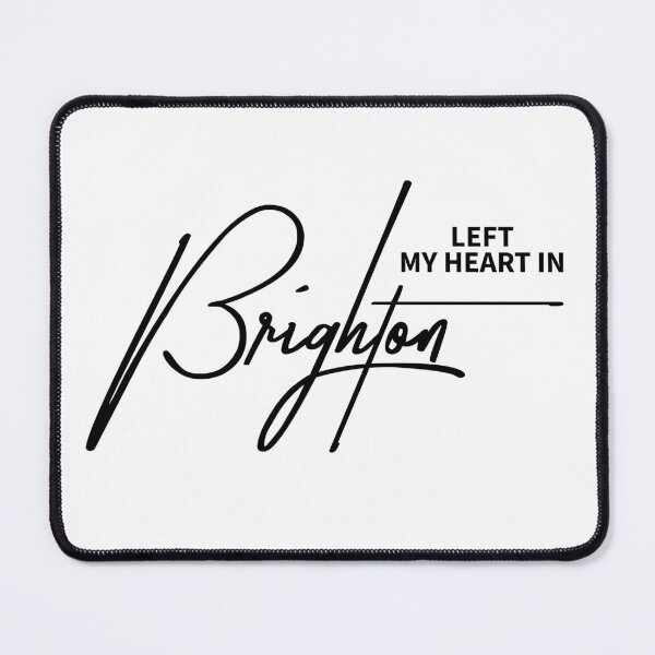 Item preview, Left My Heart In Brighton UK Coastal Travel Gift designed and sold by ReggieDior.