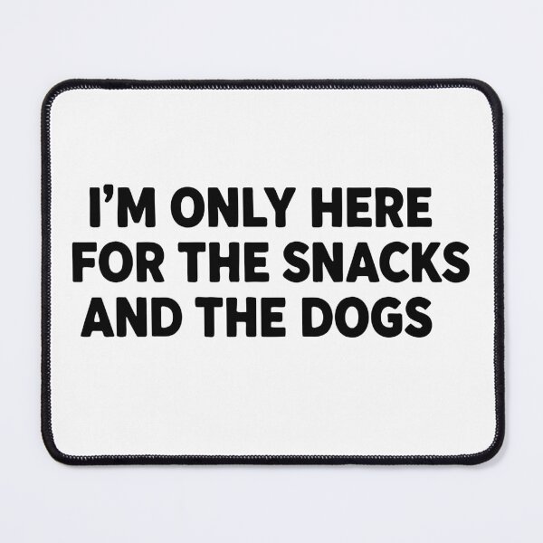 Item preview, Funny Dog Lover Statement T-Shirt | Introvert Humor Snacks Text designed and sold by mantra2023.