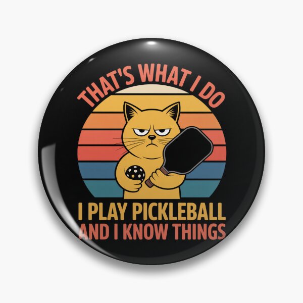 Item preview, That's What I Do Cat Lovers Paddleball Player Pickleball Girls Kids designed and sold by Libbysharts.