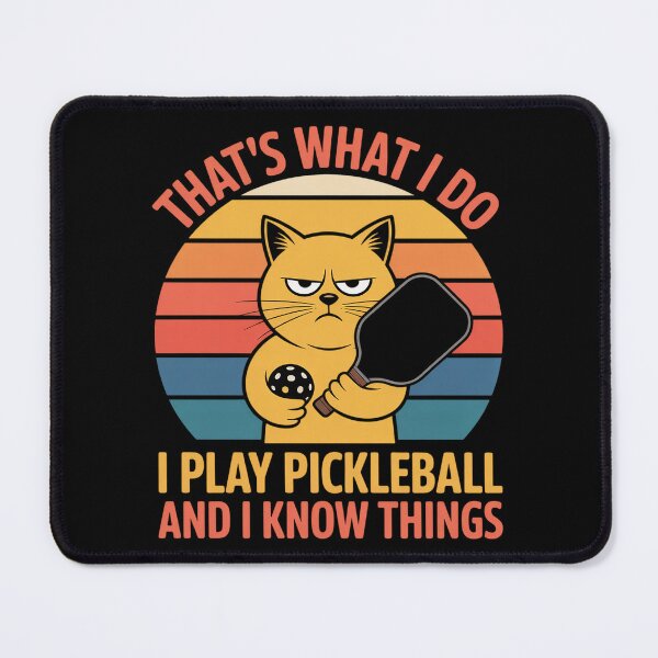 Item preview, That's What I Do Cat Lovers Paddleball Player Pickleball Girls Kids designed and sold by Libbysharts.