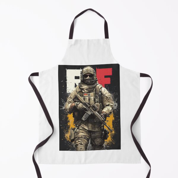 Item preview, Gritty Monochrome Soldier Holding Rifle With Paint Splatter designed and sold by Piotrek0001.