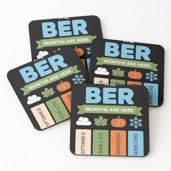 Item preview, The BER Month are Here September October November December designed and sold by Libbysharts.