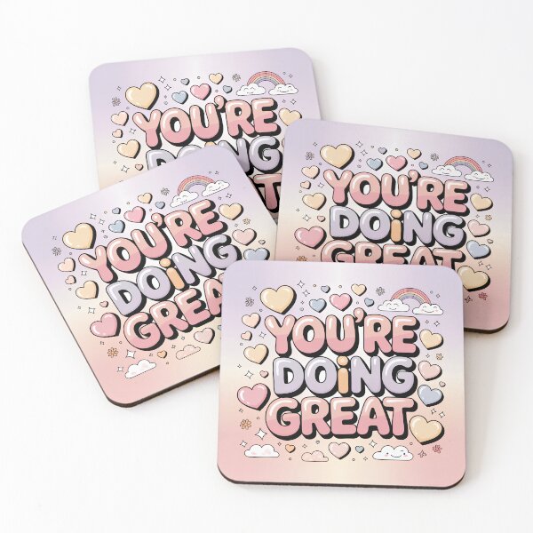 Item preview, You’re Doing Great | Kawaii Motivation Design  designed and sold by Shiwwa.