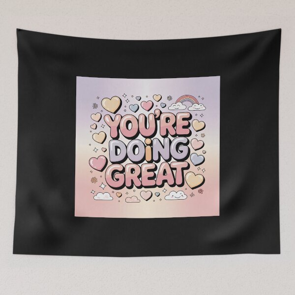 Item preview, You’re Doing Great | Kawaii Motivation Design  designed and sold by Shiwwa.