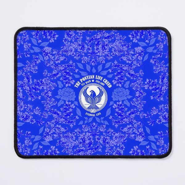 Item preview, Blue Vibe with the Pontian creed message - Fly High, Live Free - Eternal Life designed and sold by SueKnox.