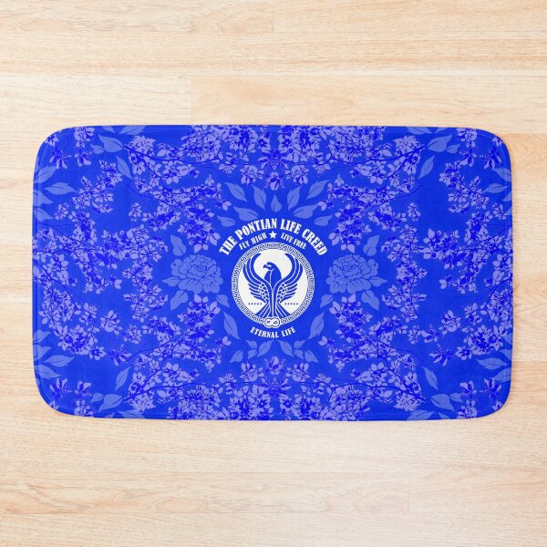 Item preview, Blue Vibe with the Pontian creed message - Fly High, Live Free - Eternal Life designed and sold by SueKnox.