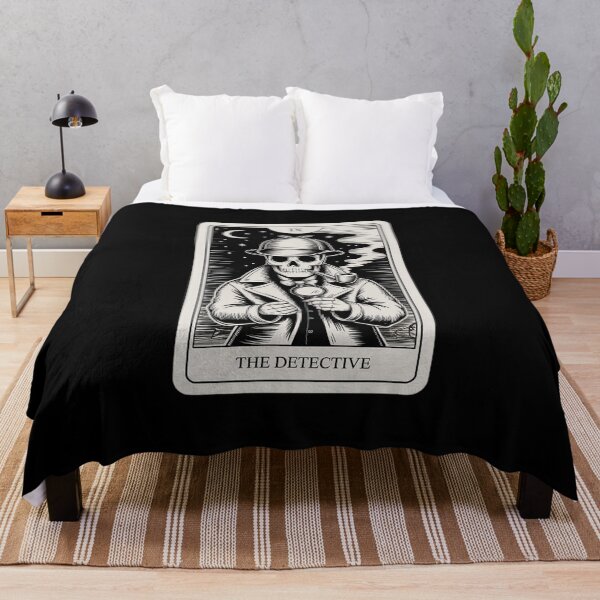 Item preview, The Detective Tarot Card - Cop Private Police Spooky Gothic designed and sold by Libbysharts.