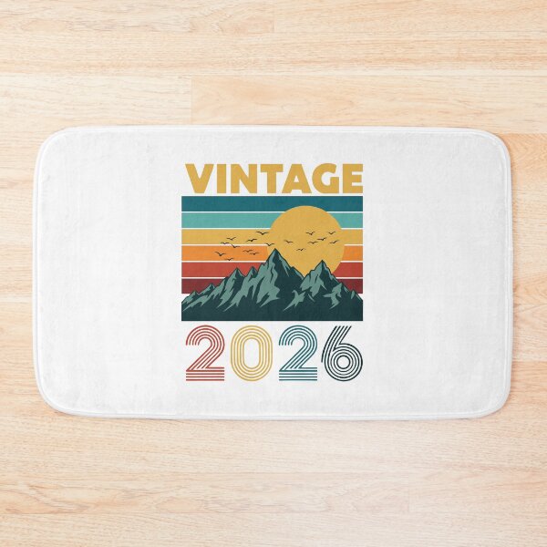 Item preview, Vintage 2026 T-Shirt Retro Sunset Mountains Design Born in 2026 Groovy Style Birthday Gift designed and sold by mantra2023.