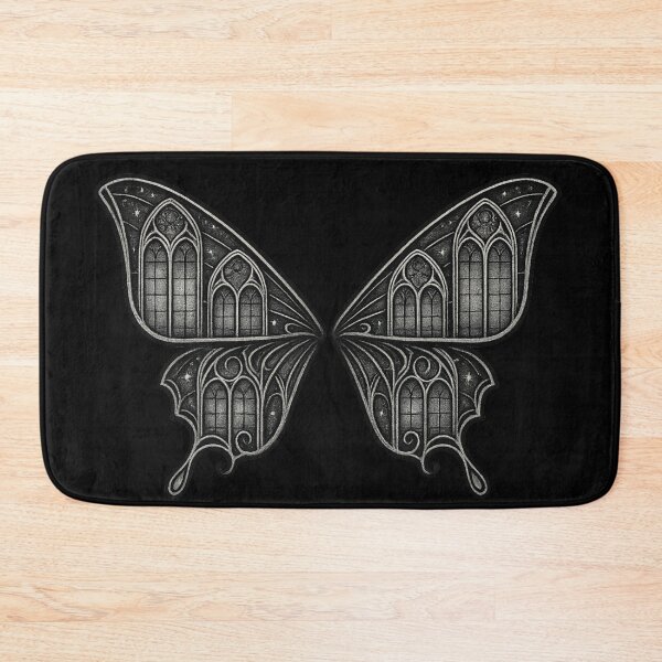 Item preview, Gothic Butterfly Cathedral Wings – Dark Academia Moth Art designed and sold by Mouraludia.