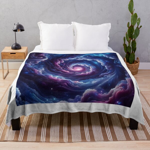 Item preview, Cosmic Spiral Galaxy – Abstract Space Fantasy Art designed and sold by Leerzen.