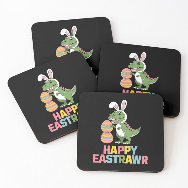 Item preview, Happy Eastrawr Trex Easter Bunny Egg Funny Dinosaur Kids designed and sold by JonathalIngham.