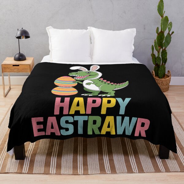 Item preview, Happy Eastrawr Trex Easter Bunny Egg Funny Dinosaur Kids designed and sold by JonathalIngham.