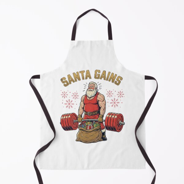 Item preview, Funny santa gym christmas – jacked Santa lifting gifts | hilarious holiday fitness tee gift for gym lovers designed and sold by wellie-chic.