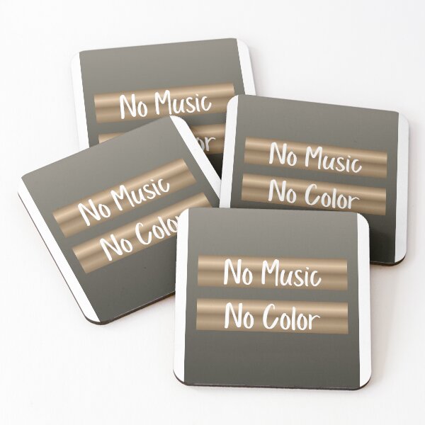 Item preview, No music no color designed and sold by Santy2023.