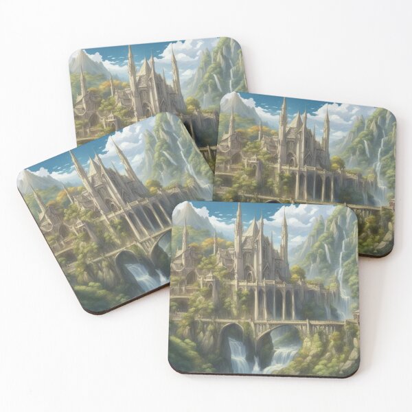 Item preview, Poster Rivendell - The Lord Of The Rings Painting designed and sold by pameLlapOllis.