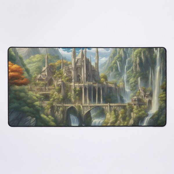 Item preview, Poster Rivendell - The Lord Of The Rings Painting designed and sold by pameLlapOllis.