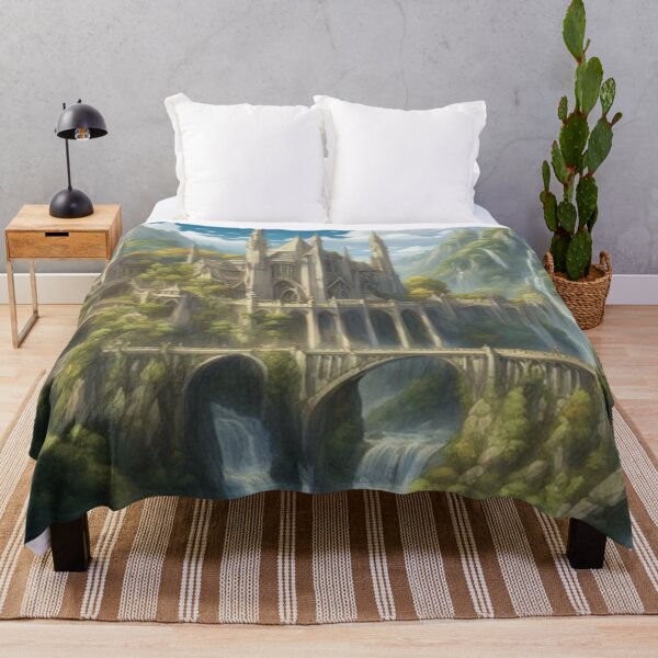 Item preview, Poster Rivendell - The Lord Of The Rings Painting designed and sold by pameLlapOllis.