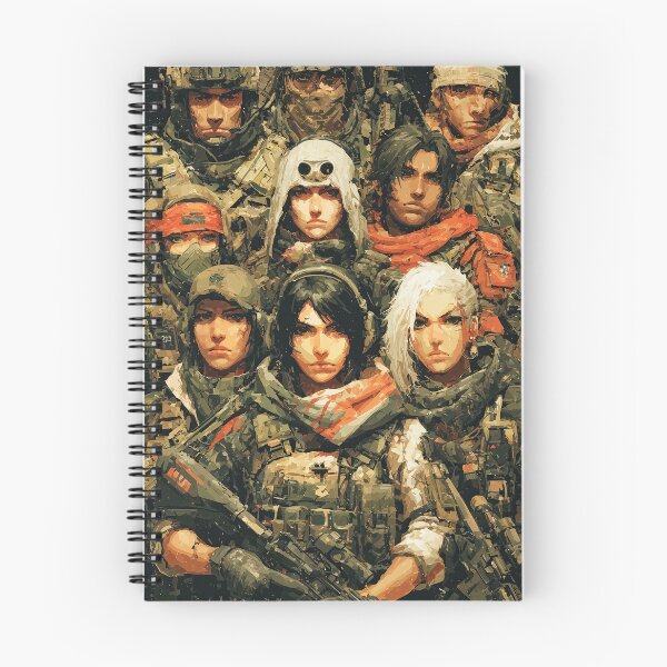 Item preview, Mixed Army Platoon Faces In Vintage Camouflage Style designed and sold by Piotrek0001.