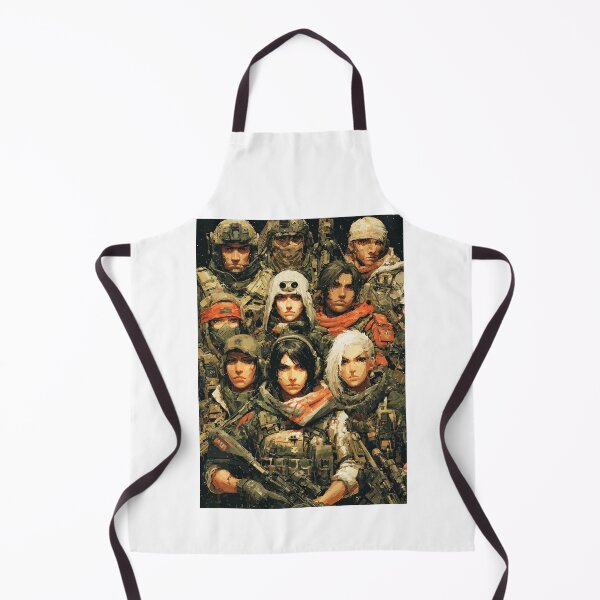 Item preview, Mixed Army Platoon Faces In Vintage Camouflage Style designed and sold by Piotrek0001.