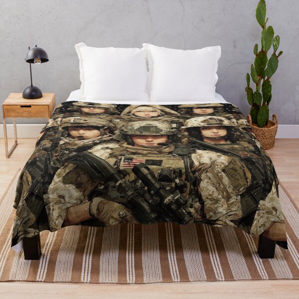 Item preview, Collage Of Soldiers Wearing Camouflage Hoods And Helmets designed and sold by Piotrek0001.