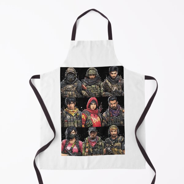 Item preview, Nine Dark Tactical Operators In A Grid Layout designed and sold by Piotrek0001.
