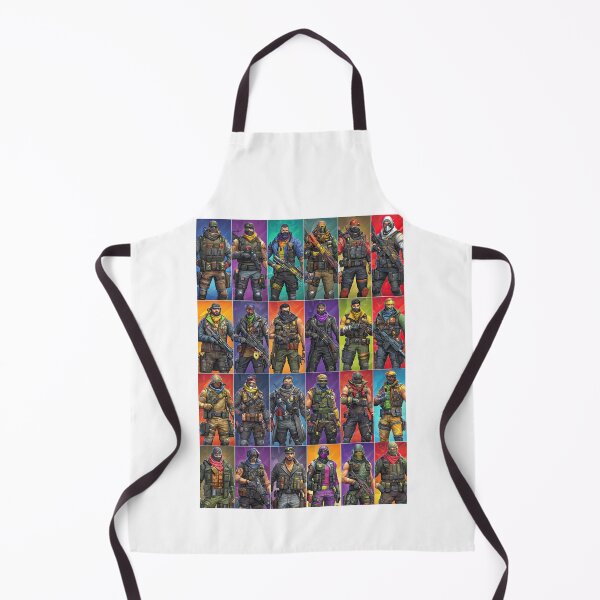 Item preview, Neon Cyberpunk Soldier Grid With Purple And Blue designed and sold by Piotrek0001.