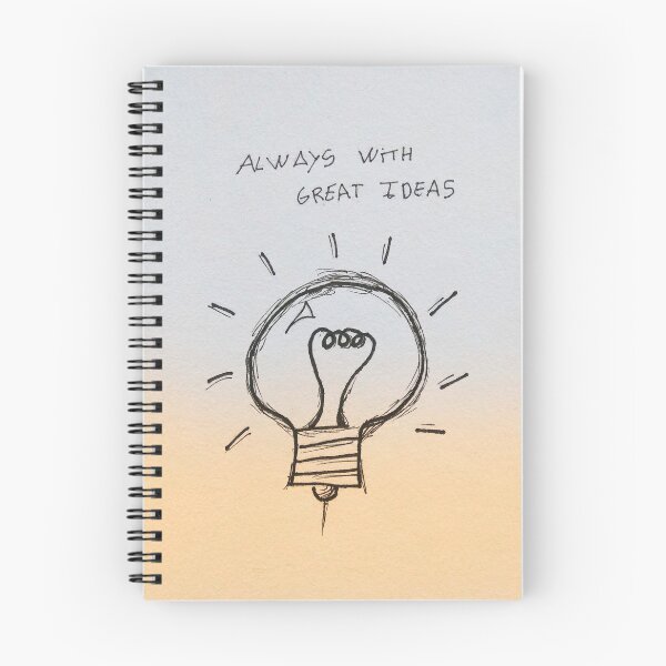 Item preview, illustration light bulb idea minimalism designed and sold by RachelLoveCraft.