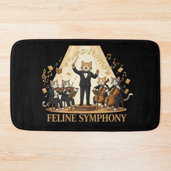 Item preview,  Cat Violin Orchestra | Feline Symphony Group | Cat Musicians Ensemble Tee designed and sold by GeniePixel.
