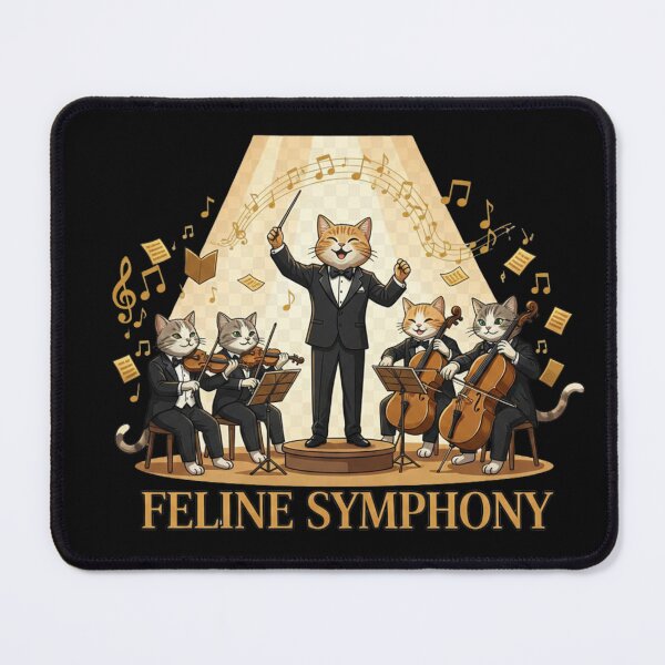 Item preview, Cat Violin Orchestra | Feline Symphony Group | Cat Musicians Ensemble Tee designed and sold by GeniePixel.