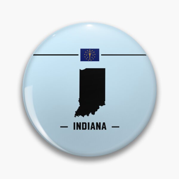 Item preview, Indiana State Pride - Classic Minimalist Silhouette designed and sold by mashmosh.