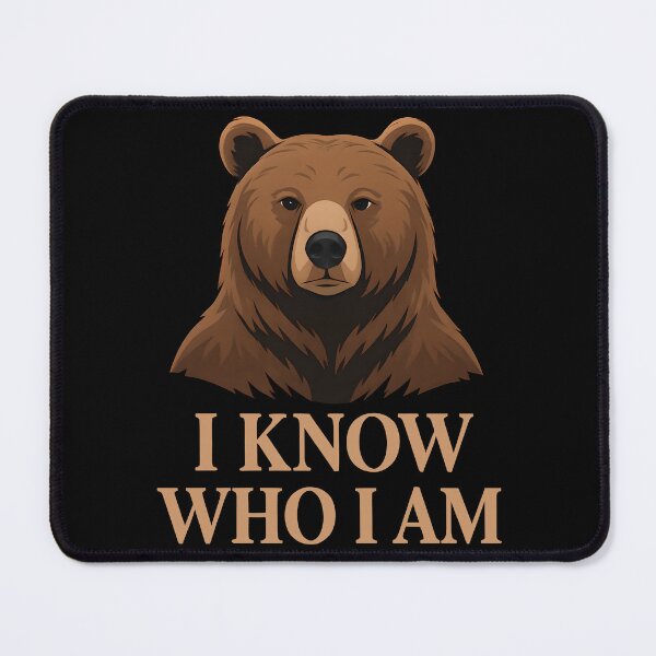 Item preview, Stoic Grizzly Bear I KNOW WHO I AM designed and sold by ZuToMi.