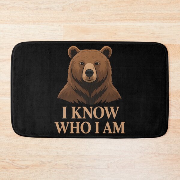 Item preview, Stoic Grizzly Bear I KNOW WHO I AM designed and sold by ZuToMi.