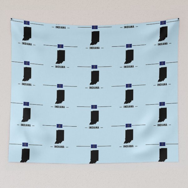 Item preview, Indiana State Pride - Classic Minimalist Silhouette designed and sold by mashmosh.