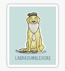 Labradumbledore Sticker