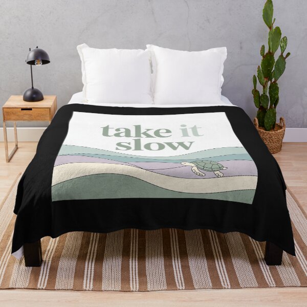 Item preview, Take It Slow | Cute Turtle Self Care Design designed and sold by Shiwwa.