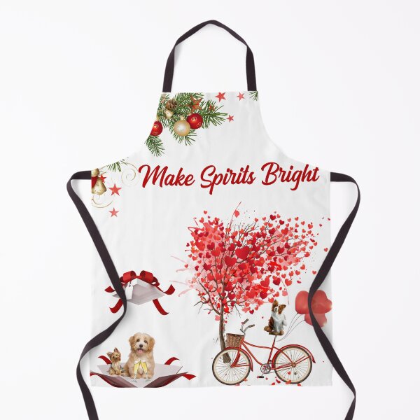 Item preview, Make Spirits Bright – Cute Dogs in Gift Box, Christmas Aesthetic Design, Cozy Christmas Design designed and sold by GraphixKing999.