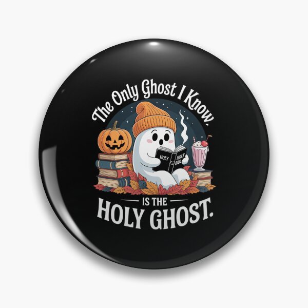 Item preview, The Only Ghost I Know is The Holy Ghost Halloween Book Lover designed and sold by Tatianamiobi.